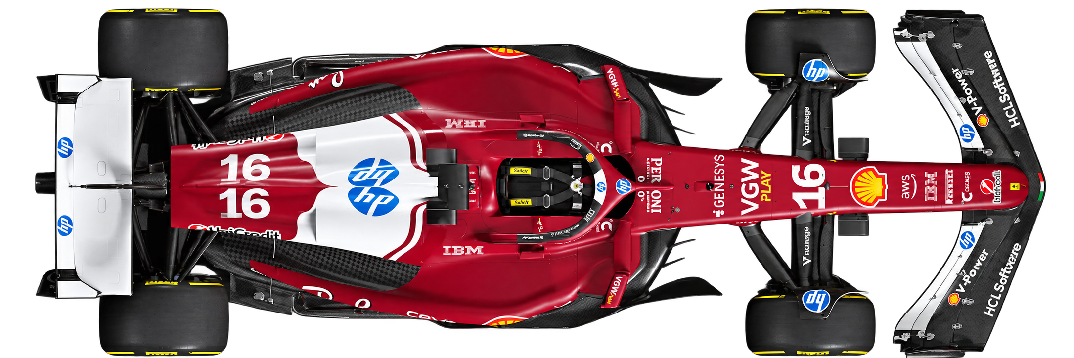 Болид Шарля Леклера, Ferrari номер 16
